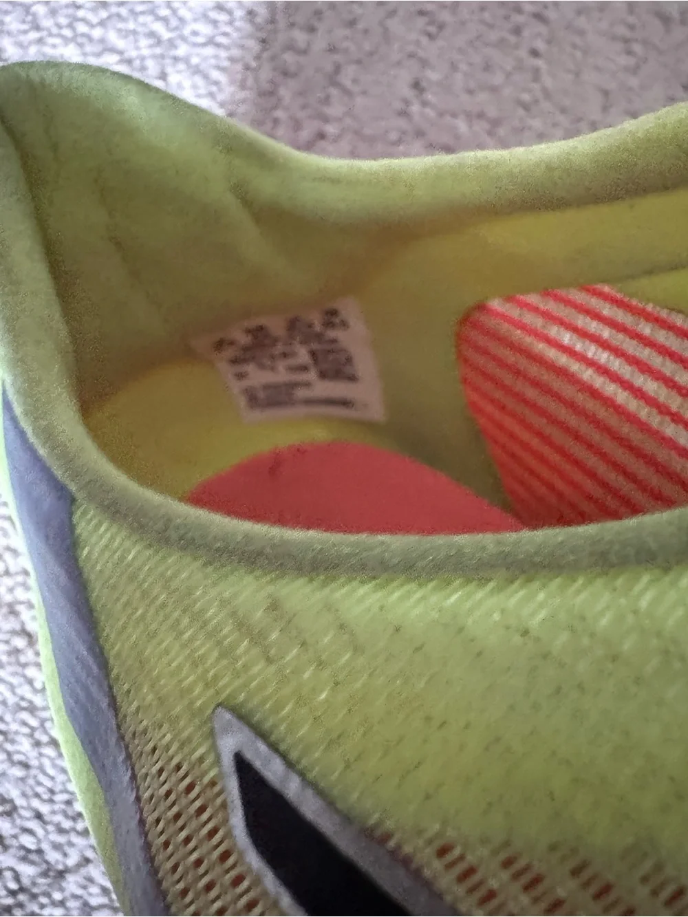 Puma Men’sYellow and Coral/Orange Track Cleats (metal) 10.5